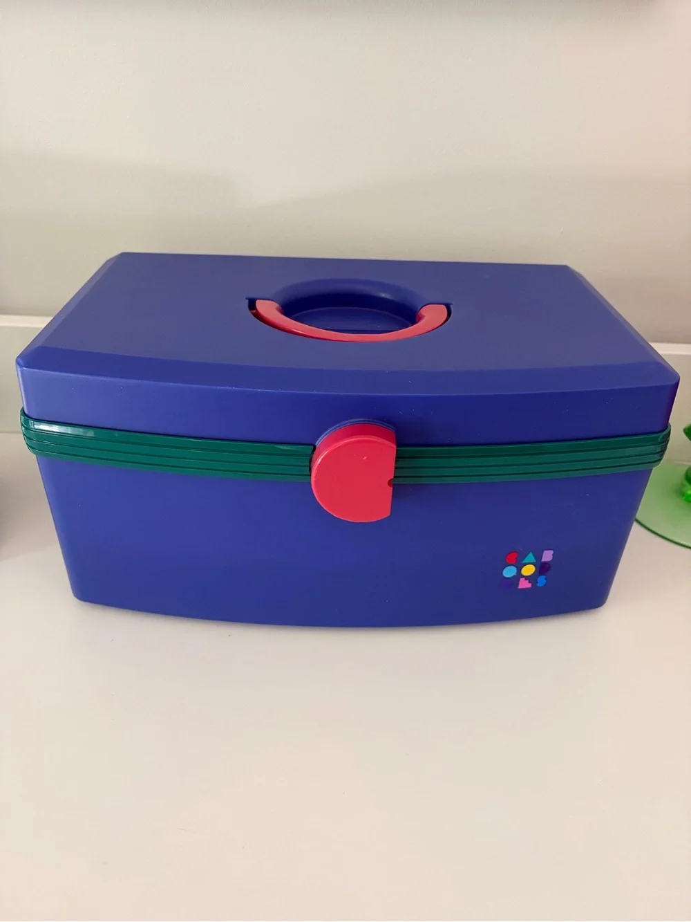 Vintage Blue 80s caboodle